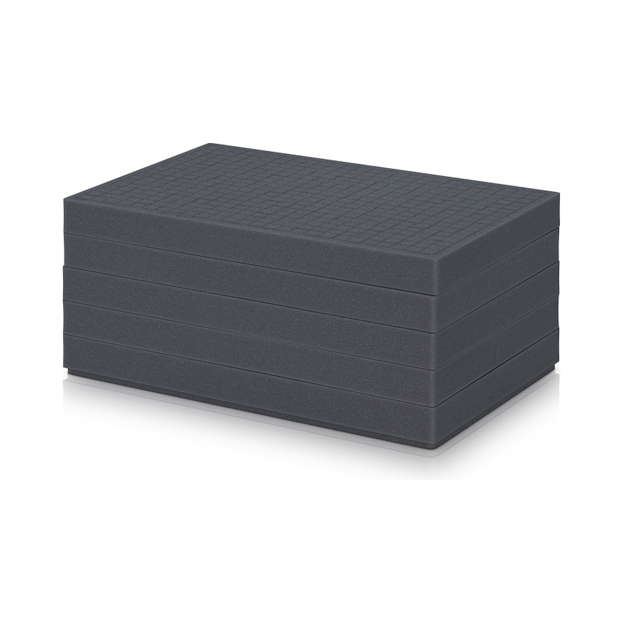 EG S SEWW 64/27. Würfelschaumpolster für Eurobehälter, 56x36x26 cm
