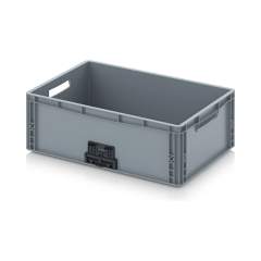 Eurobehälter geschlossen mit Verknüpfungssystem 80 x 60 x 22 cm - Auer EG VL 86/22
