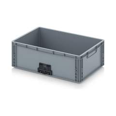 Eurobehälter geschlossen mit Verknüpfungssystem 80 x 60 x 22 cm - Auer EG VL 86/22 HG