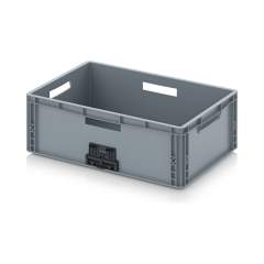 Euro container closed with linking system 80 x 60 x 22 cm - Auer EG VL 86/22 HO