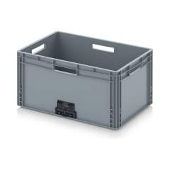 Closed Euro container with linking system 80 x 60 x 32 cm - Auer EG VL 86/32 HO