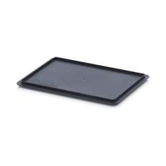 ESD DE 32. ESD-Auflagedeckel für Eurobehälter