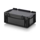 ESD ED 32/12 HG. ESD-Eurobehälter mit Scharnierdeckel