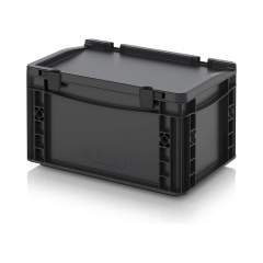 ESD ED 32/17 HG. ESD-Eurobehälter mit Scharnierdeckel