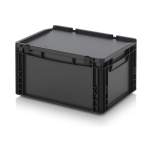 ESD ED 43/22 HG. ESD-Eurobehälter mit Scharnierdeckel