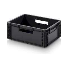 Euro container 40 x 30 x 17 cm - Auer ESD EG 43/17 HG HO