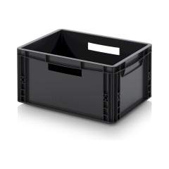 Eurobehälter 40 x 30 x 22 cm - Auer ESD EG 43/22 HG HO