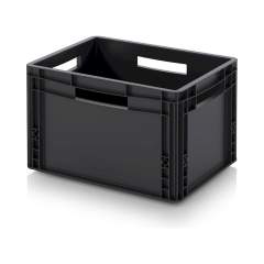 Eurobehälter 40 x 30 x 27 cm - Auer ESD EG 43/27 HO