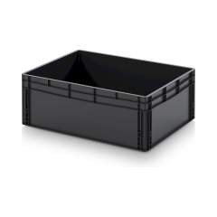 Eurobehälter 80 x 60 x 32 cm - Auer ESD EG 86/32 HG