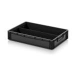 Euro container with dividers 60 x 40 x 12 cm - Auer ESD EG GEF LT 6412 HG