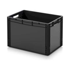 Euro container with dividers 60 x 40 x 42 cm - Auer ESD EG GEF LT 6442