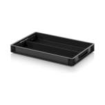 Euro container with dividers 60 x 40 x 7.5 cm - Auer ESD EG GEF LT 6475