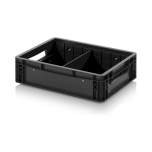 Euro container with dividers 40 x 30 x 12 cm - Auer ESD EG GEF QLT 4312