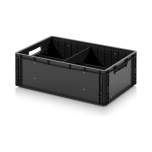 Euro container with dividers 60 x 40 x 22 cm - Auer ESD EG GEF QLT 6422