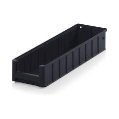 Open front shelf and material flow bin 50 x 15.6 x 9 cm - Auer ESD RK 51509