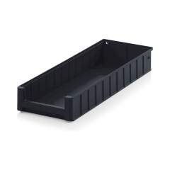 Open front shelf and material flow bin 60 x 23.4 x 9 cm - Auer ESD RK 6209