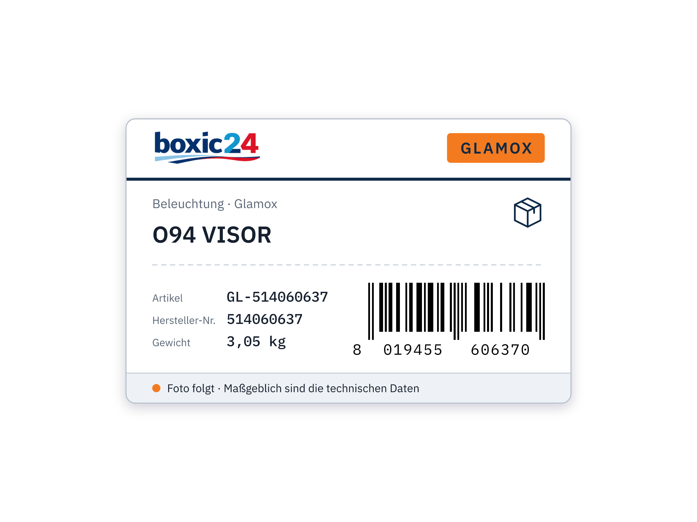 Glamox O94 VISOR