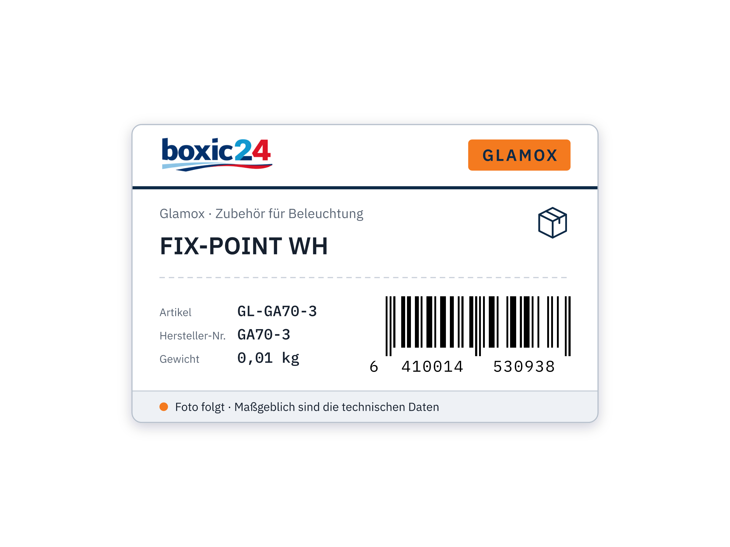 Glamox FIX-POINT WH