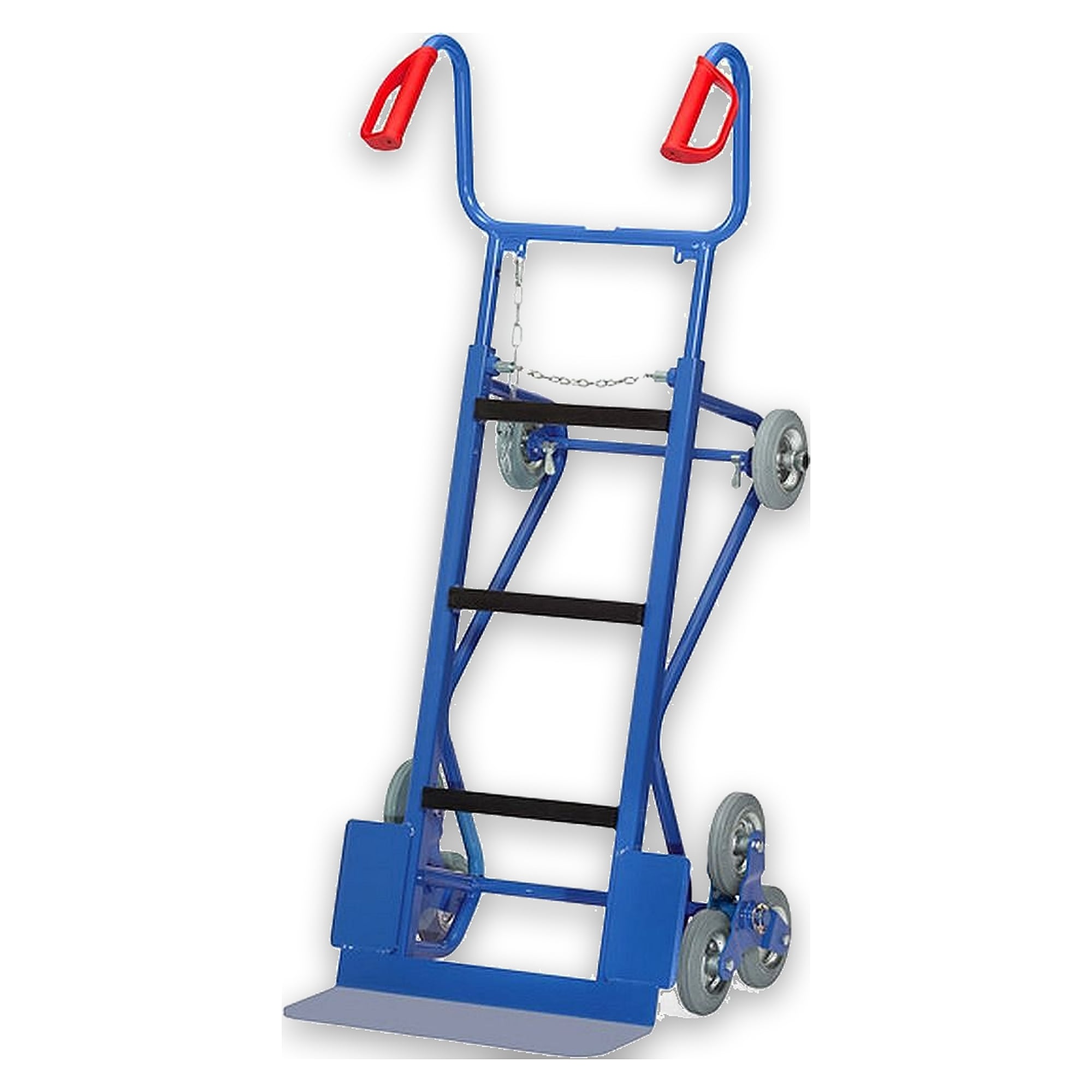 Appliance Truck 400 kg, 160 x 40 mm solid rubber tyres with star wheels for stair transport - Fetra 11052