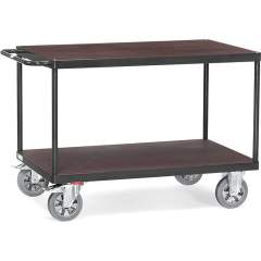 Fetra 12402/7016. Table top carts Grey Edition. 1200 kg, 2 shelves