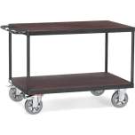 Fetra 12403/7016. Table top carts Grey Edition. 1200 kg, 2 shelves