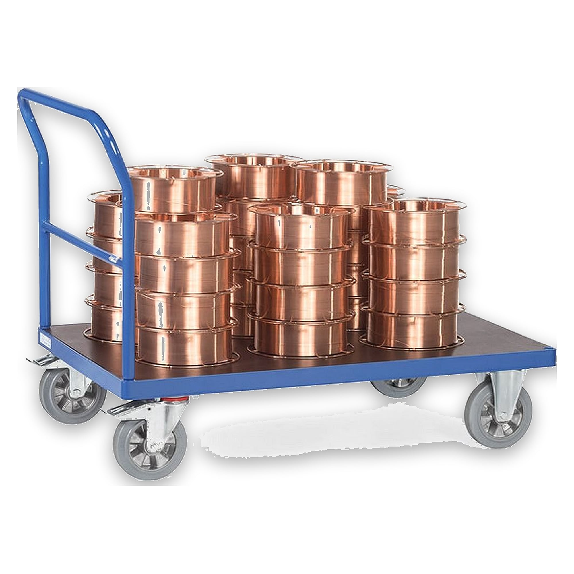 Schiebebügelwagen 600 kg, Ladefläche 1000 x 700 mm - Fetra 12502