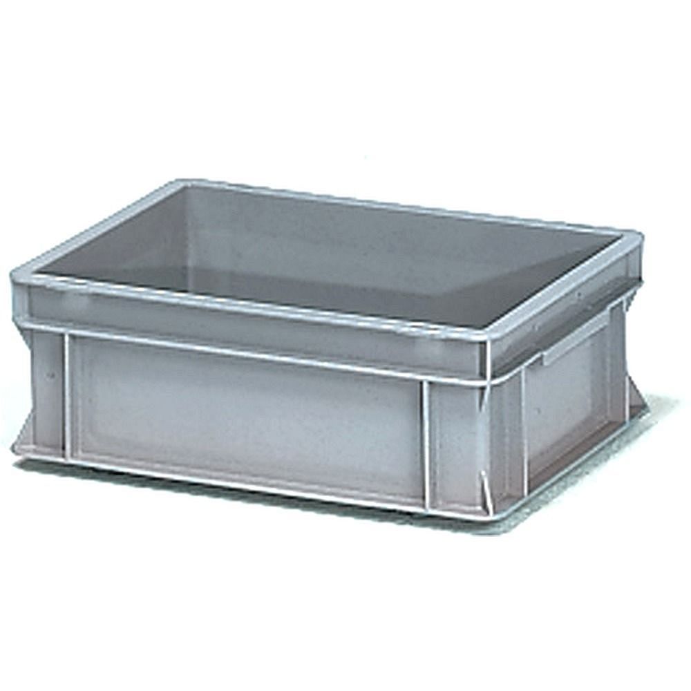 Fetra Kunststoffkasten 400 x 300 x 145 mm, grau, 2 Muschelgriffe