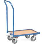 Fetra 135810. Euro box roller. 250 kg, with platform, with 10 mm rim, with push bar