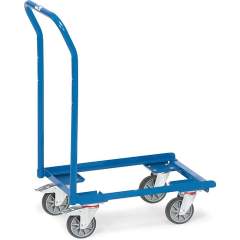 Fetra 13587. Euro box roller. 250 kg, open frame, with push bar
