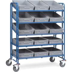 Fetra 1399. Euro box carts. 300 kg, with boxes