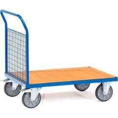 Fetra 1513. Panelled end platform carts. up to 600 kg, panelled end made of wire  lattice