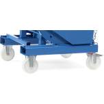 Fetra 1567. Set of polyamide wheels. 1500 kg, for self-tilting boxes 6030 | 6060 and tipping container 6230 | 6250 | 6275