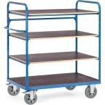 Fetra 18202. Shelved trolleys. 1200 kg, 4 shelves, height 1583 mm
