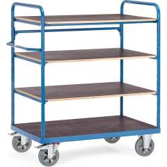 Fetra 18203. Shelved trolleys. 1200 kg, 4 shelves, height 1583 mm