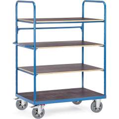 Fetra 18303. Shelved trolleys. 1200 kg, 4 shelves, height 1800mm