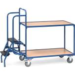 Fetra 2105. Storeroom trolleys. 250 kg, with steps, 2 platforms