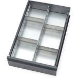 Fetra 2146. Drawer subdivision-set. made of galvanized steel sheet, insertable