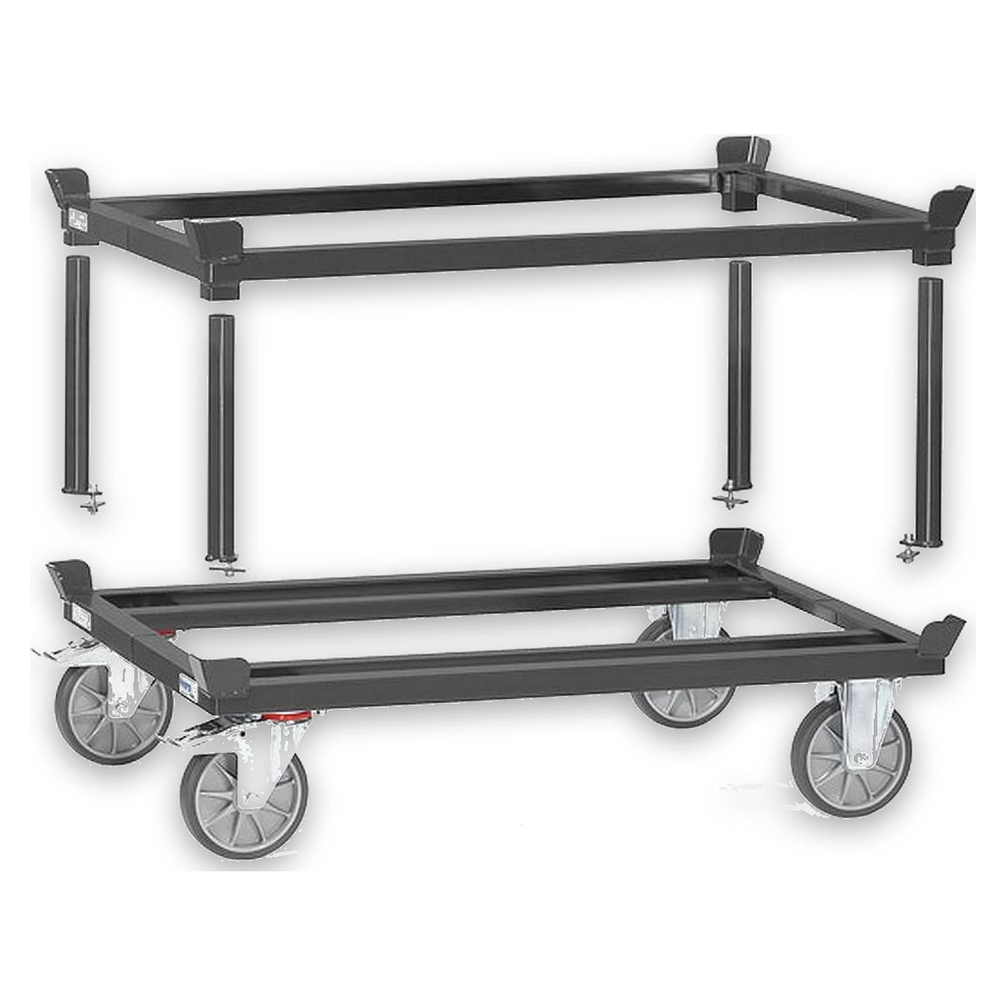 Stacking Frame 1210 x 810 mm Height 370 mm for Pallet Dolly - Fetra 22921-7016