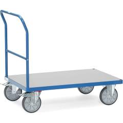 Fetra 25001430. Open carts. up to 600 kg, with push bar, with rigid PVC panel platform