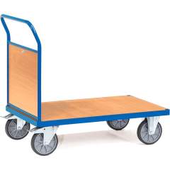 Fetra 2510. Panelled end platform carts. up to 600 kg, panelled end made of derived timber material boards