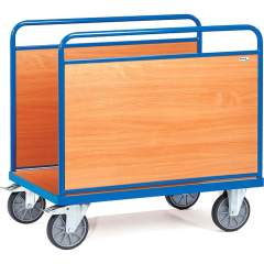 Fetra 2541. Ballenwagen. 600 kg, mit 2 Seitenwänden aus Holz