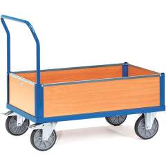 Fetra 2560. Box carts. up to 600 kg, ends and sides made of derived timber material boards