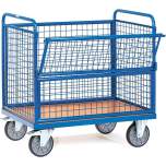 Fetra 2772. wire  cage carts. 600 kg, with tubular steel superstructure, wire  lattice 50x50x4 mm