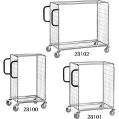 Fetra 28101. Storeroom trolleys. up to 300 kg, wire  lattice, 1225 mm high