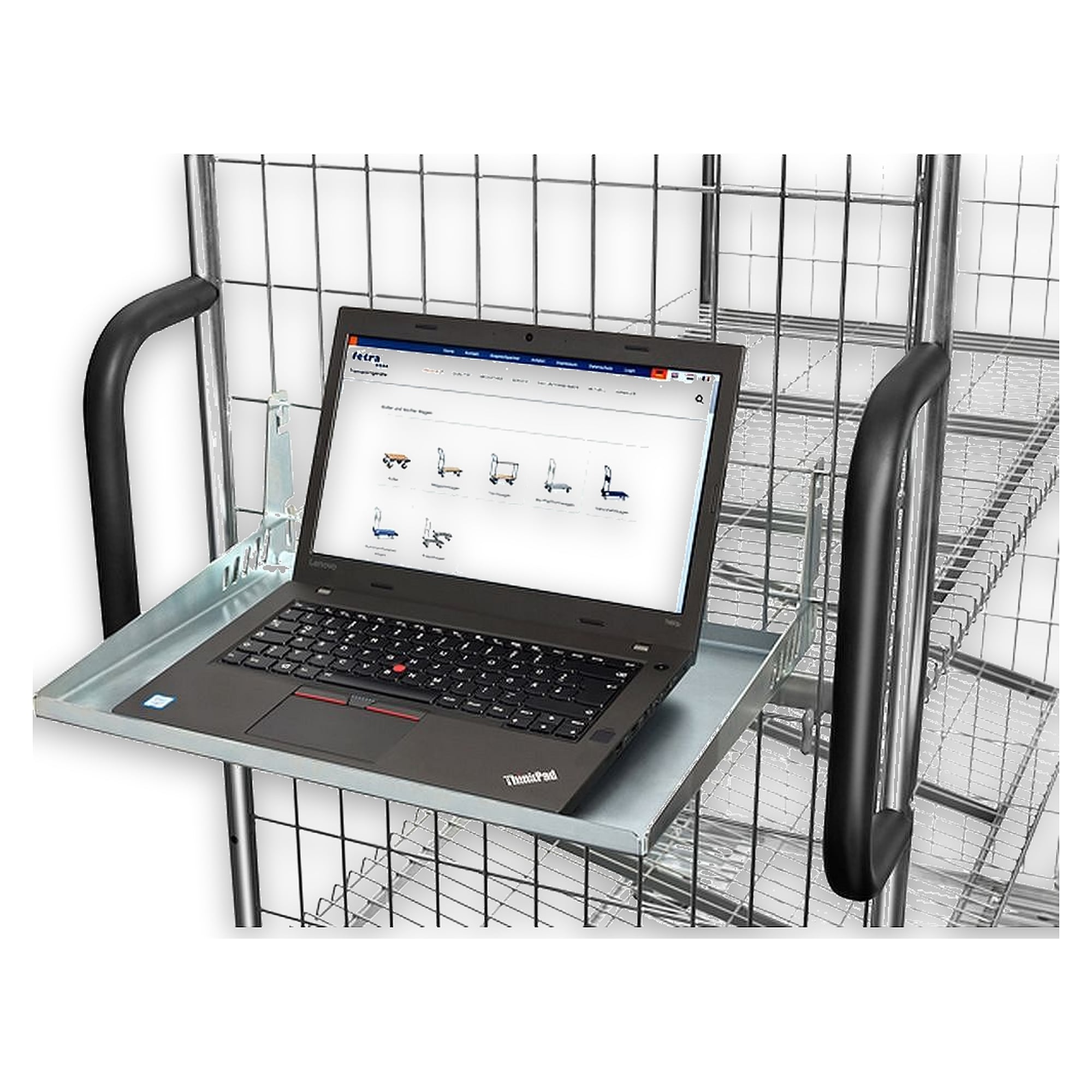Notebook Holder Galvanised 460 x 322 mm, 13 kg - Fetra 28NH