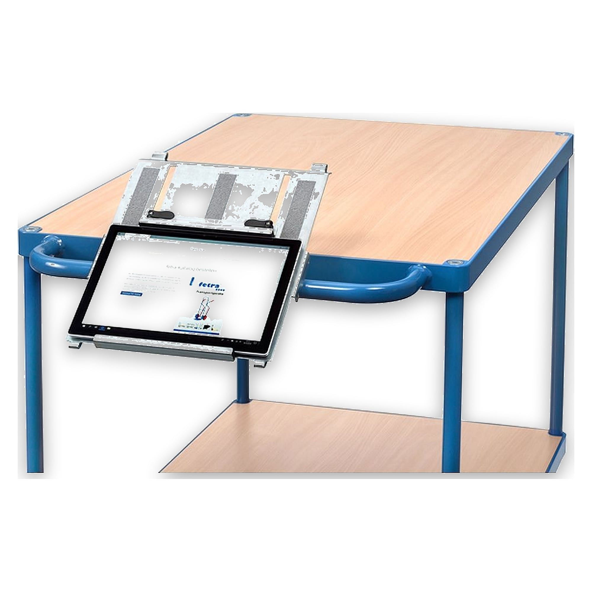 Tablet Holder Galvanised with Cam Clamp for fetra Transport Units - Fetra 28TH