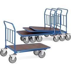 Fetra 2962. Cash and carry carts. 75% space-saving by pushed-together carts