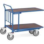 Fetra 2970. Cash and carry carts. 2 shelves. 75% space-saving by pushed-together carts