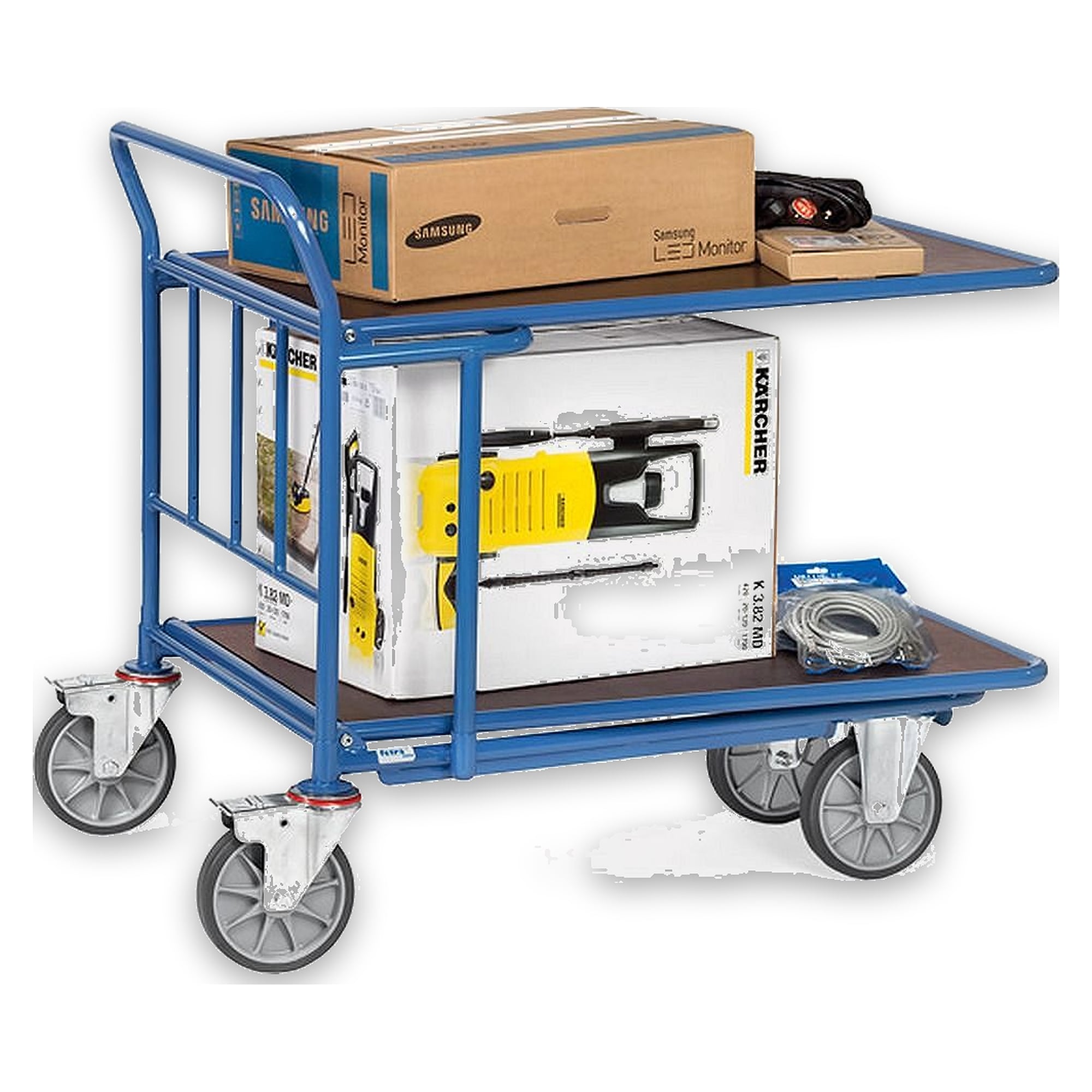 C+C Trolley 500 kg, Load Area 850 x 500 mm - Fetra 2970