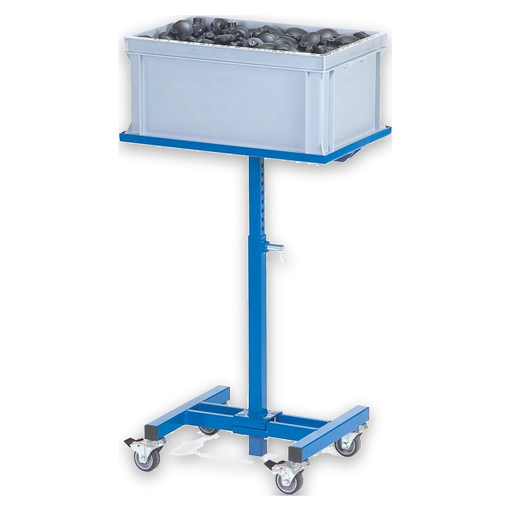 Materialständer fahrbar 150 kg, Ladefläche 605 x 405 mm - Fetra 3270